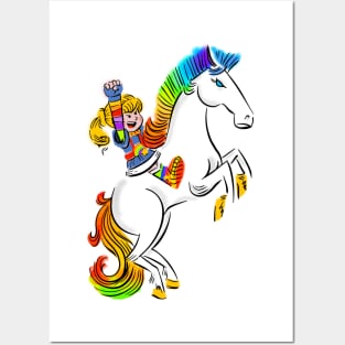 rainbow brite spirit Posters and Art